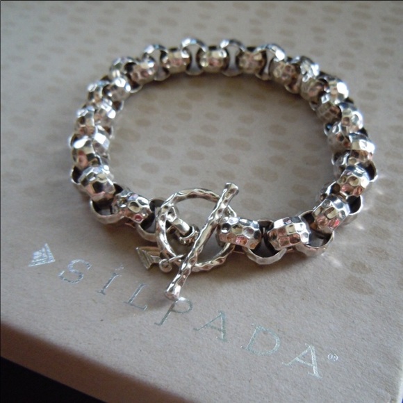 SILPADA ROLO Hammered Bracelet